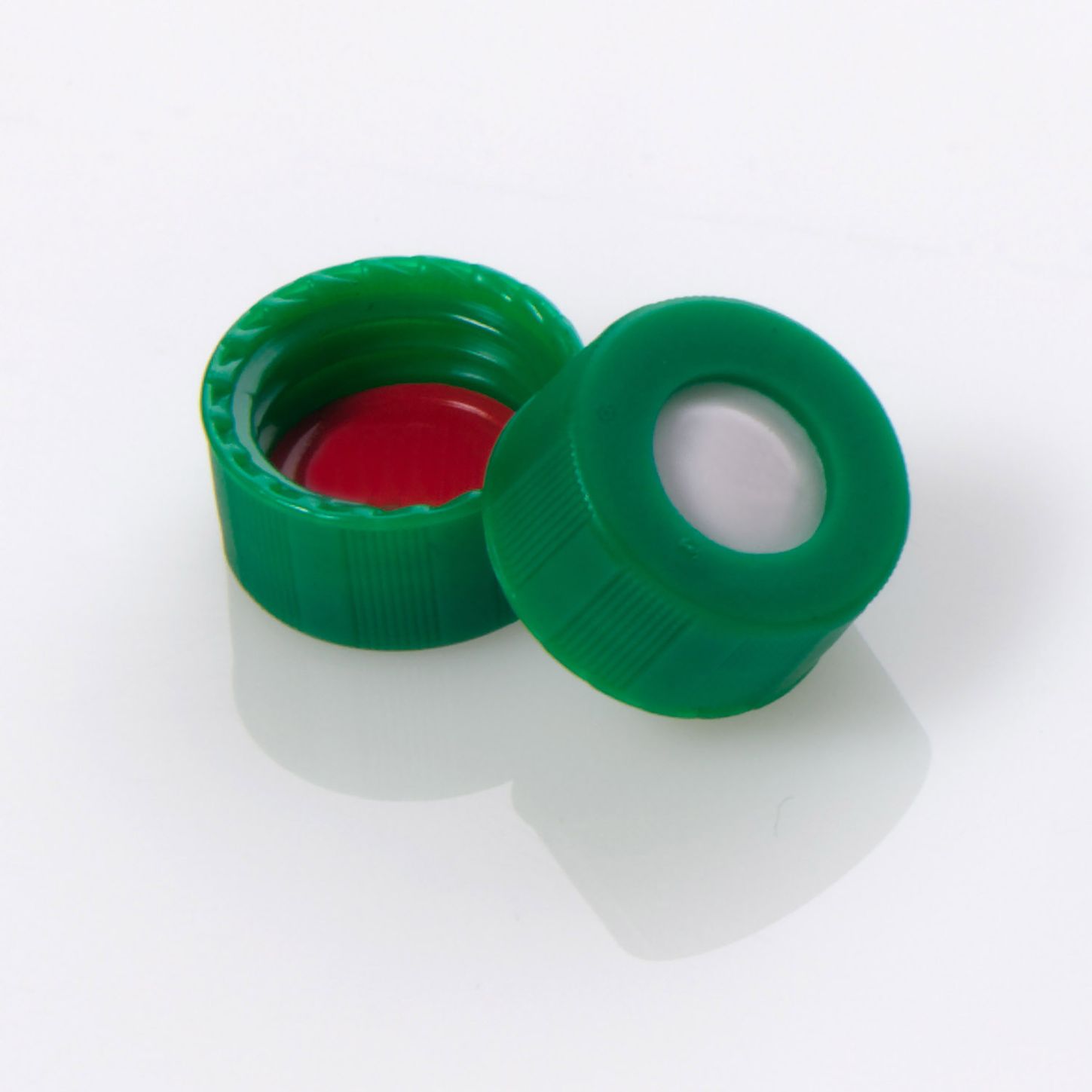 Open Top Green Polypropylene With Bonded Ptfe Silicone